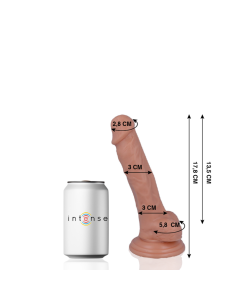 Mr. Intense - Dildo Realista 17.8 cm | Tacto Suave y Ventosa - Perfecto para Todos