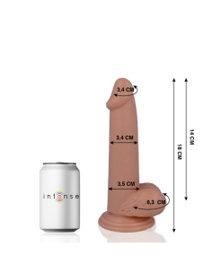 Mr. Intense - Dildo Realista 18 cm con Ventosa y Sensación Suave - Perfecto para Todos