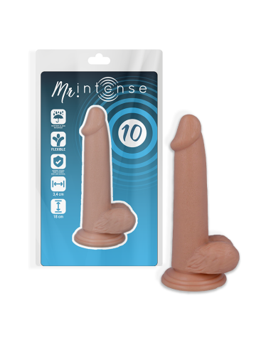 Mr. Intense - Dildo Realista 18 cm con Ventosa y Sensación Suave - Perfecto para Todos