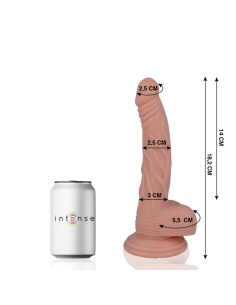 MR INTENSE - Dildo Realista 18.2 cm - Suave y Flexible, Ideal para Todos