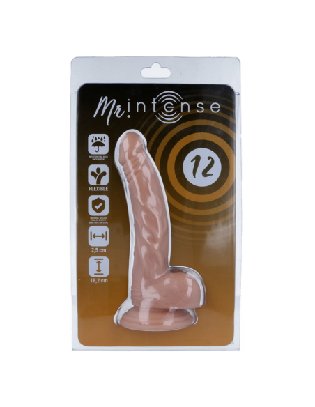 MR INTENSE - Dildo Realista 18.2 cm - Suave y Flexible, Ideal para Todos