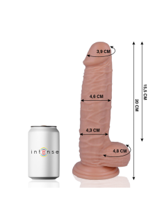 Mr. Intense - Dildo Realista 20 cm | Tacto Suave, Hipoalergénico y Ventosa