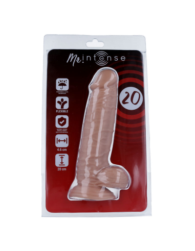 Mr. Intense - Dildo Realista 20 cm | Tacto Suave, Hipoalergénico y Ventosa