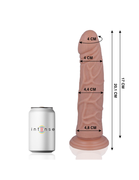 MR INTENSE - Dildo Realista 20.1 cm | Suave, Flexible y Hipoalergénico