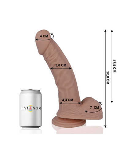 Mr. Intense - Dildo Realista 20.8 cm | Tacto Suave, Flexible y Hipoalergénico