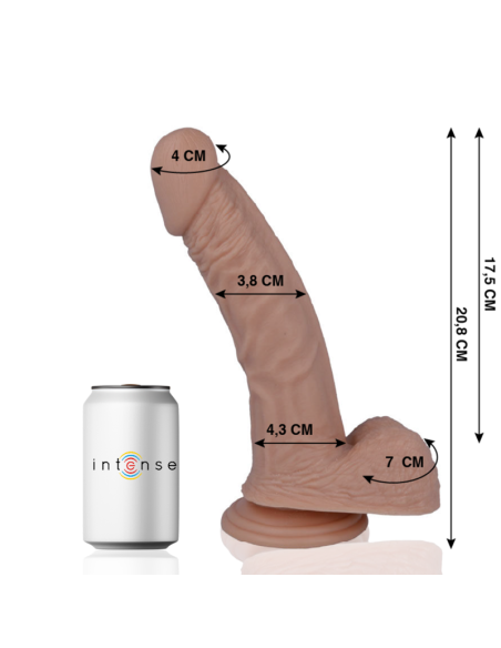 Mr. Intense - Dildo Realista 20.8 cm | Tacto Suave, Flexible y Hipoalergénico