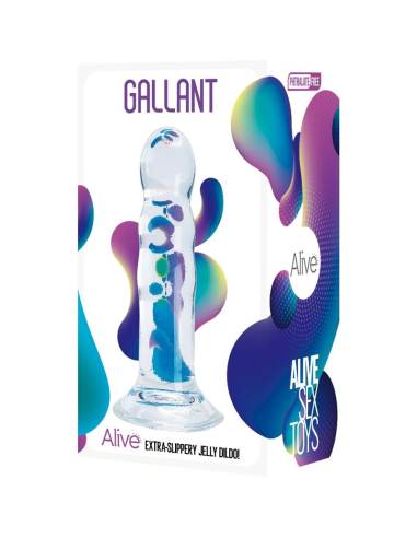ALIVE - GALLANT Pene Realistico Transparente 14 CM | SexPlace.MX