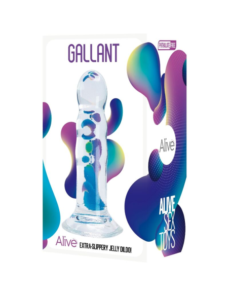 ALIVE - GALLANT Pene Realistico Transparente 14 CM | SexPlace.MX