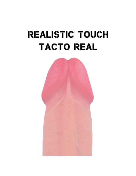 ROCKARMY Dual Density Crusader Dildo Realista 21.5 cm - Placer Natural y Ventosa