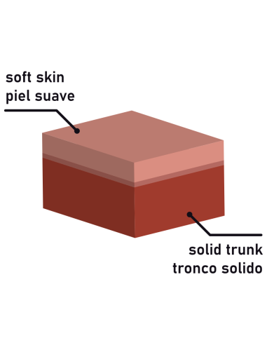 ROCKARMY Tiger Dildo Realista 14 cm - Doble Densidad para Placer Intenso