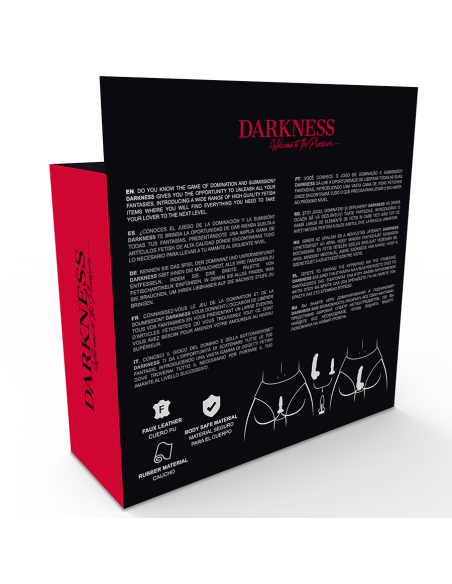 Darkness - Panties con Plug y Dildo Intercambiable