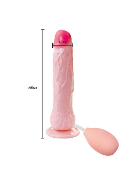 BAILE - EROS PENE EYACULADOR REALISTICO | Dildo Realista con Ventosa y Eyaculacion