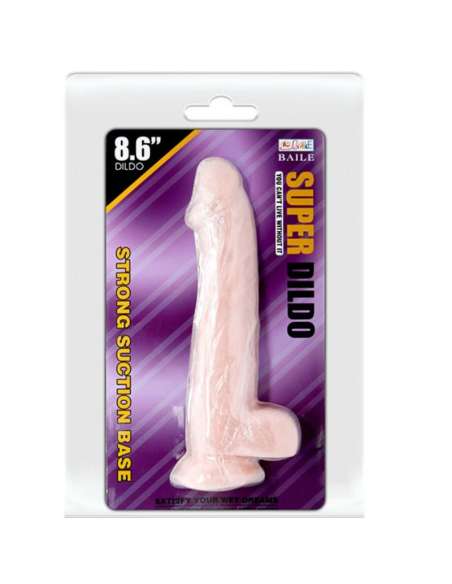 Baile - Super Dildo Realístico 22 cm | Clímax Intenso y Succión Firme