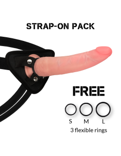 ROCKARMY Arnés + Dildo Realista Dual Density Crusader | SexPlace.MX