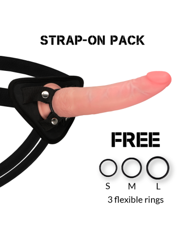 ROCKARMY Arnés + Dildo Realista Dual Density Crusader | SexPlace.MX