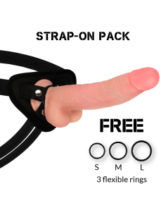 ROCKARMY - Arnés + Dildo Realista Leopard 23 cm