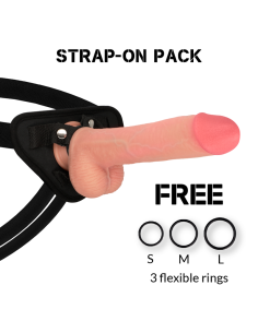 ROCKARMY - Arnés + Dildo Kingcobra 24 cm