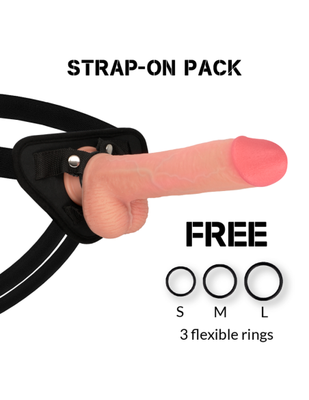 ROCKARMY - Arnés + Dildo Kingcobra 24 cm