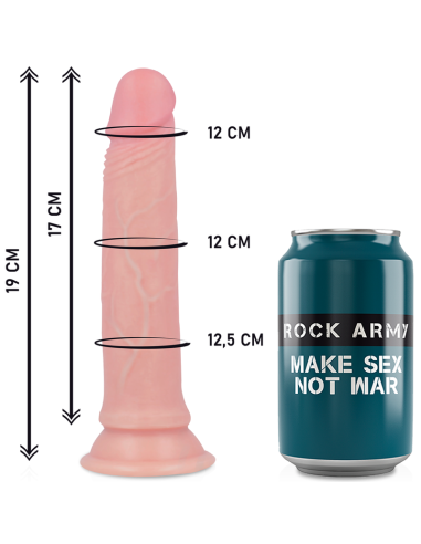 ROCKARMY - ARNÉS + DILDO PREMIUM AVENGER 19 CM