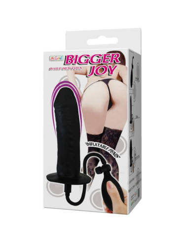 BAILE - BIGGER JOY PENE HINCHABLE 16 CM | Consolador Inflable de Latex para Placer Intenso