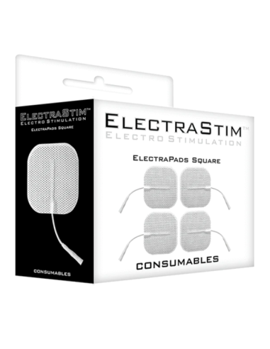 ElectraStim ElectraPads - 4 Almohadillas Unipolares para Electro-Sexo | Sensaciones Intensas y Versatilidad Erótica