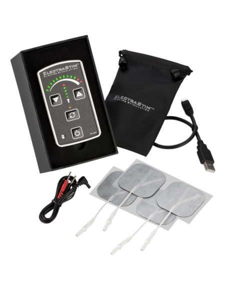 ElectraStim Flick EM60-E - Pack Estimulador de Electrosexo, 7 Patrones y 24 Niveles de Intensidad para Principiantes y Expertos