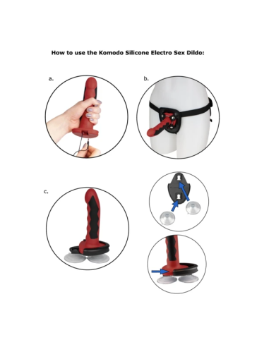 ElectraStim - Fusion Komodo Dildo de Silicona: Versatilidad y Electroestimulacion para Placer Infinito