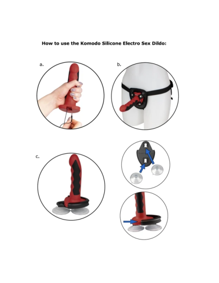 ElectraStim - Fusion Komodo Dildo de Silicona: Versatilidad y Electroestimulacion para Placer Infinito