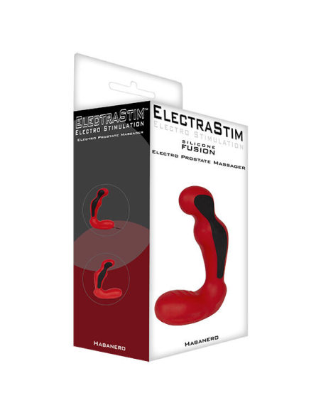 ELECTRASTIM Habanero: Masajeador Prostático de Silicona para Estimulación Intensa y Personalizada
