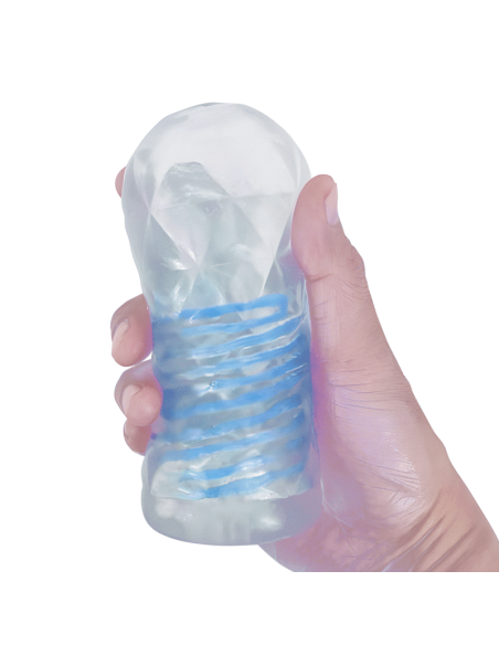 PRETTY LOVE - Masturbador Pequeño Con Espirales Azul | SexPlace.MX