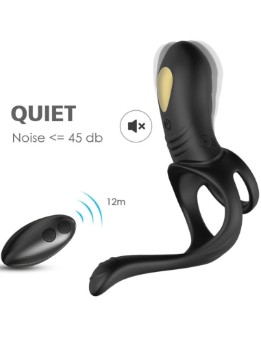 ARMONY Joy Jumper Anillo Vibrador para Parejas & Plug Anal con Control Remoto - Placer Elevado y Seguridad Premium