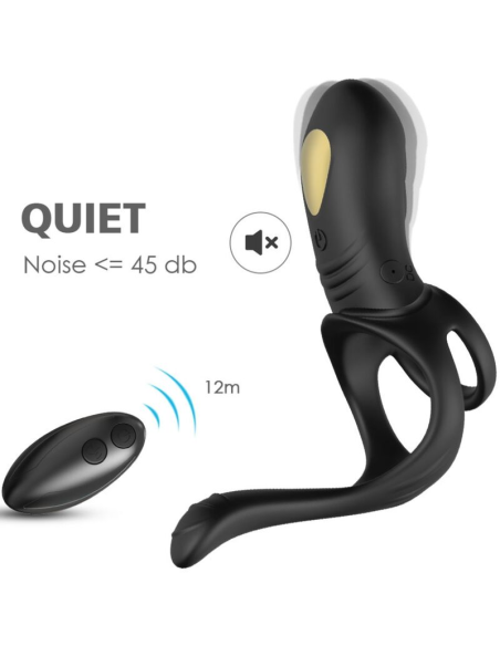 ARMONY Joy Jumper Anillo Vibrador para Parejas & Plug Anal con Control Remoto - Placer Elevado y Seguridad Premium