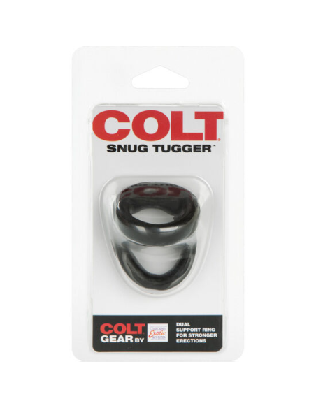 CALEXOTICS COLT SNUG TUGGER NEGRO - Anillo Intenso para Erección Durable y Ajuste Perfecto
