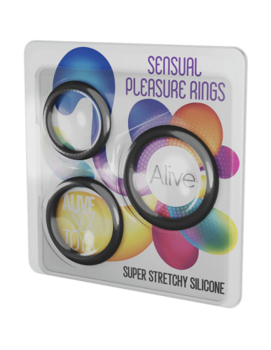 ALIVE - KIT TRES SENSUAL PLEASURE RINGS | SexPlace.MX