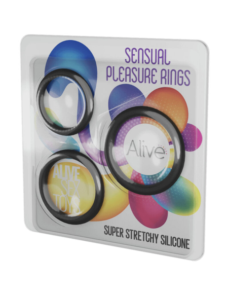 ALIVE - KIT TRES SENSUAL PLEASURE RINGS | SexPlace.MX