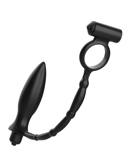ADDICTED TOYS - Plug Anal con Anillo Vibrador | SexPlace.MX
