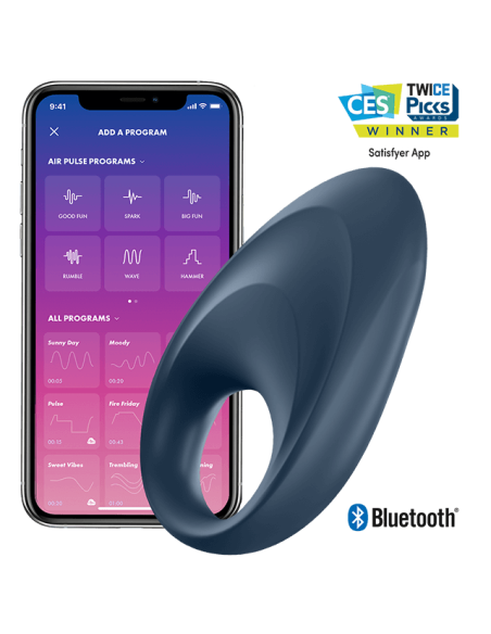 SATISFYER - MIGHTY ONE Anillo Vibrador App | SexPlace.MX