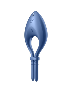 SATISFYER - BULLSEYE Anillo Vibrador App Azul | SexPlace.MX