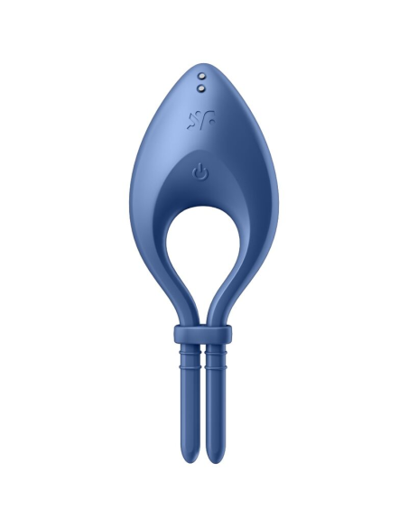 SATISFYER - BULLSEYE Anillo Vibrador App Azul | SexPlace.MX