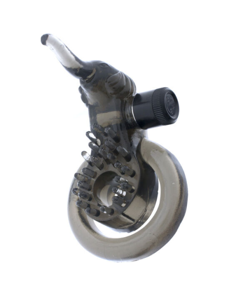 Anillo Vibrador Seven Creations con Elefante Estimulador para Placer Intenso - ¡Ideal para Todos!