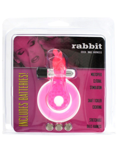 Seven Creations - Anillo Estimulador Peniano y Testicular Mariposa Rosa para Mayor Placer y Control