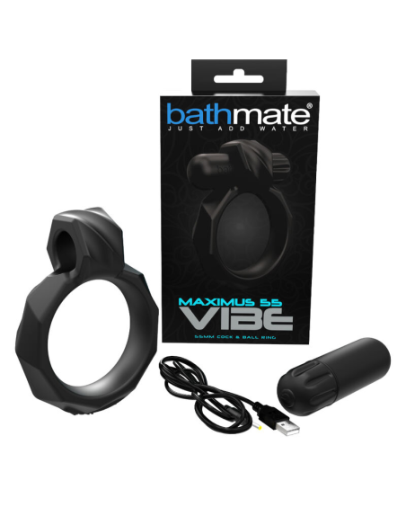 BATHMATE VIBE RING MAXIMUS 55 - Placer Superior con 10 Patrones de Vibración