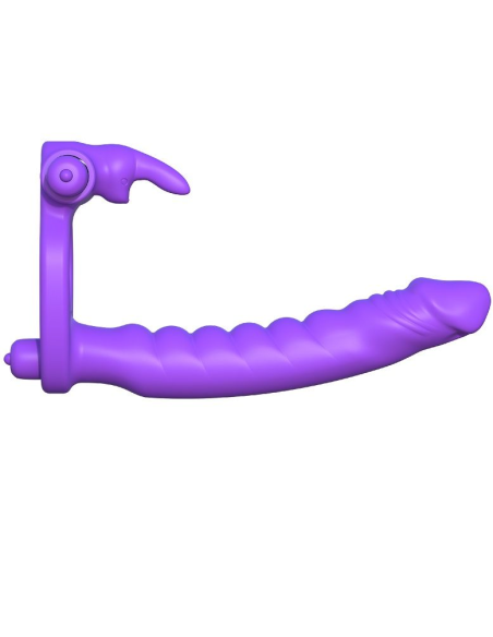 Fantasy C-Ringz: Anillo Doble Penetración con Rabbit para Estimulación Máxima
