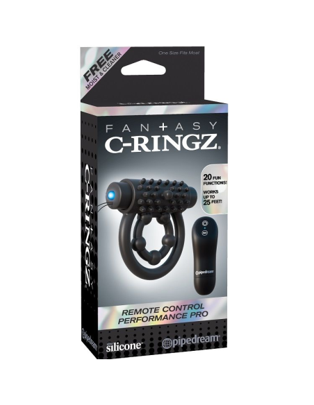 FANTASY C-RINGZ - Anillo Control Remoto para el Placer Masculino | 20 Modos de Vibración