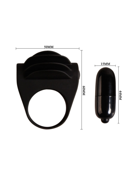 Pretty Love Chester - Anillo Vibrador Negro