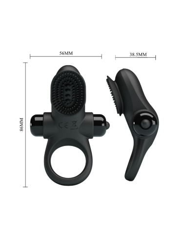 PRETTY LOVE - Anillo Vibrador II Negro | SexPlace.MX