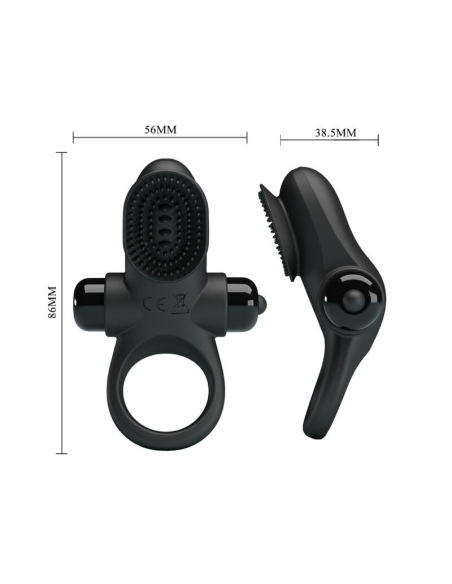 PRETTY LOVE - Anillo Vibrador II Negro | SexPlace.MX