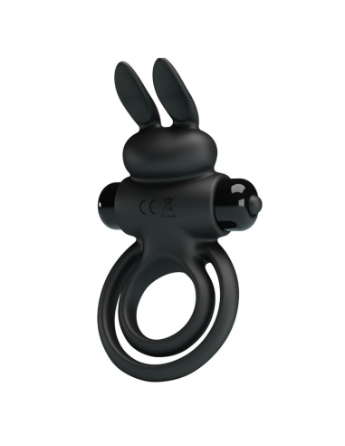 PRETTY LOVE - ANILLO VIBRADOR III Conejo Negro | SexPlace.MX