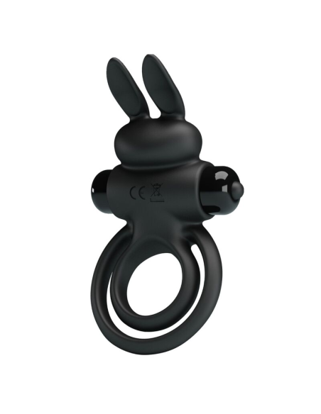 PRETTY LOVE - ANILLO VIBRADOR III Conejo Negro | SexPlace.MX
