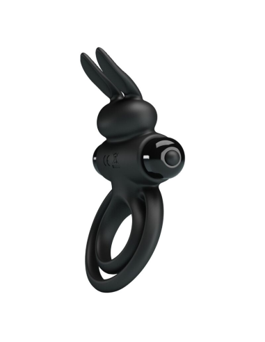 PRETTY LOVE - ANILLO VIBRADOR III Conejo Negro | SexPlace.MX